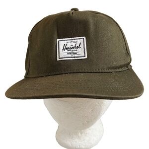 Herschel Baseball Hat Dark Green Cap One Size Snapback
